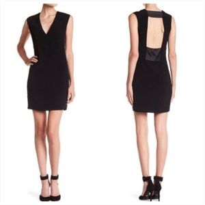 IRO Clolie cocktail Open Back Little Black Designer Dress